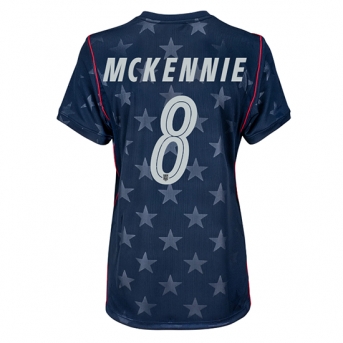 Billige Fotballdrakt Forente stater Weston McKennie #8 Replika Bortedrakt Dame VM 2026 Kortermet